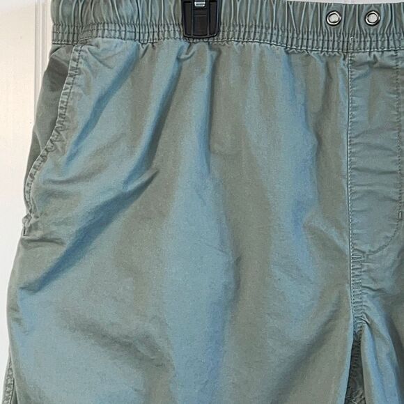 Free Assembly Shorts Men's XLarge Olive Green  Elastic Waist Slash Pockets - Picture 2 of 11